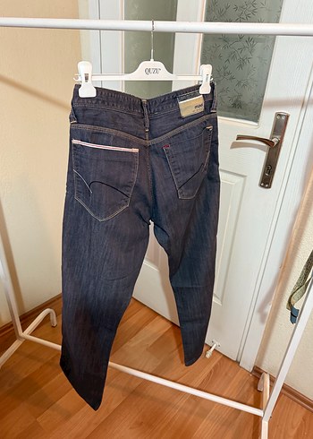 Gri Düğmeli Erkek Denim Pantolon - Görsel 5