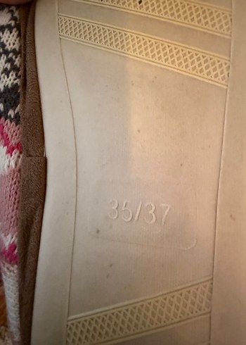 Kürklü Bohem Örgü Ev Terliği - Görsel 5