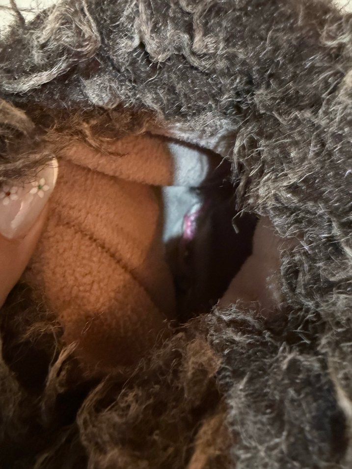 Kürklü Bohem Örgü Ev Terliği - Görsel 4