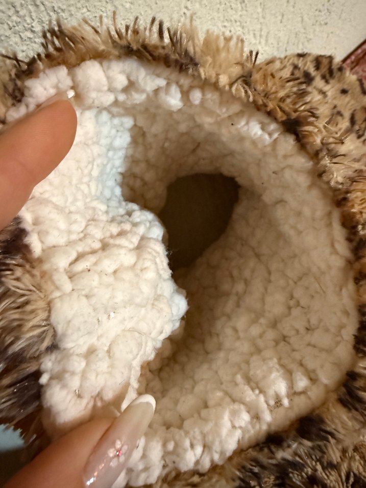 Kızlar için Leopar Desenli Sıcak Terlik - Görsel 4