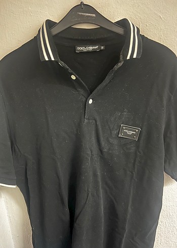 Siyah Keten Düğmeli Erkek Polo Tişört - Görsel 4