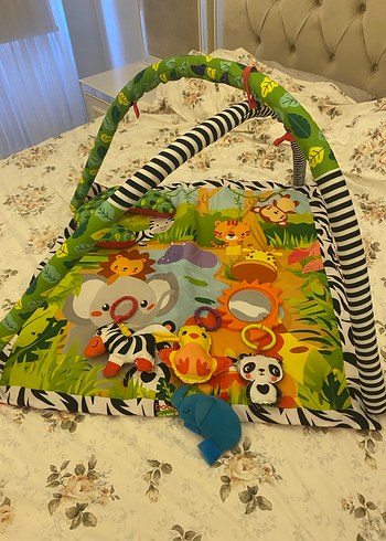 Renkli Bebek Oyun Matı Hayvan Desenli - Görsel 4