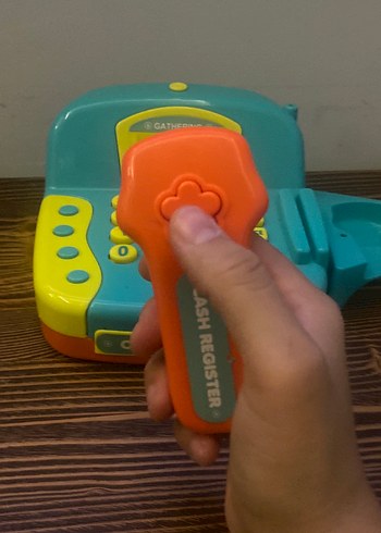 Renkli Turkuaz Oyuncak Kasa - Görsel 2