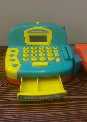 Renkli Turkuaz Oyuncak Kasa - Görsel 4