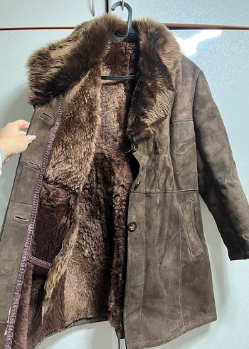 Zara Kahverengi Nubuk Kürklü Kadın Kaban