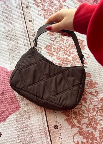 Kahverengi Tokalı Kadın Omuz Çantası - Görsel 2