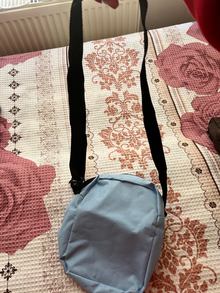 Mavi Kadın Çapraz Çanta Fermuarlı - Görsel 3