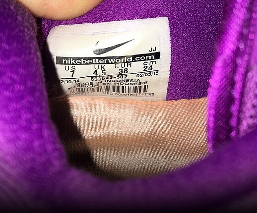 38 Beden nike spor ayakkabı