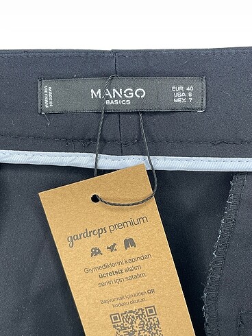 40 Beden siyah Renk Mango Kumaş Pantolon %70 İndirimli.