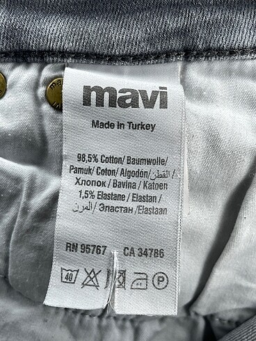 universal Beden gri Renk Mavi Jeans Jean / Kot %70 İndirimli.