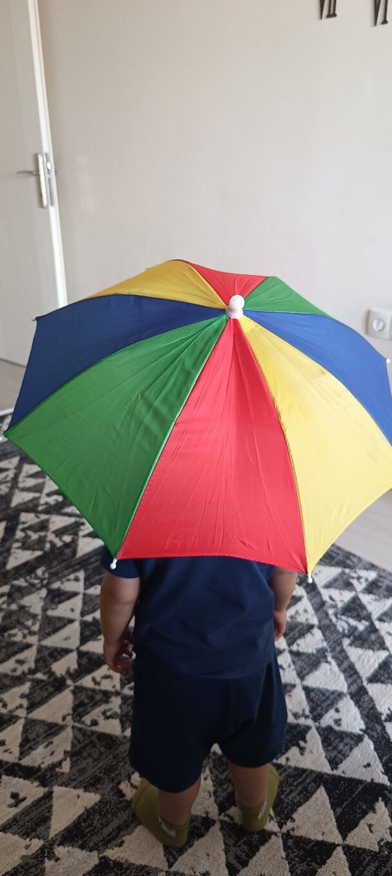 çocuk ve yetişkinler için kafa şemsiyesi - Görsel 3