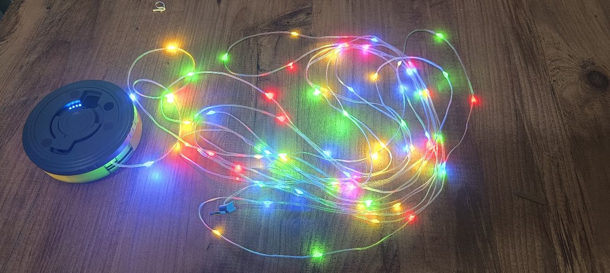 Q-MAX Çok Fonksiyonlu Renkli Kamp Işığı - Görsel 2