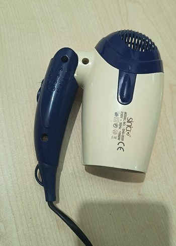 Sinbo seyahat tipi mini katlanır saç kurutma makinesi - Görsel 3