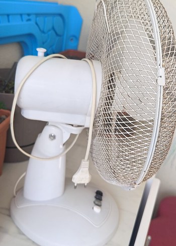 Beyaz Masaüstü Vantilatör - Görsel 4