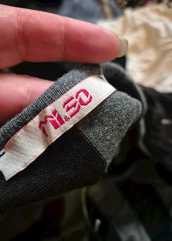 Gri Çizgili Bohem bluz - Görsel 3