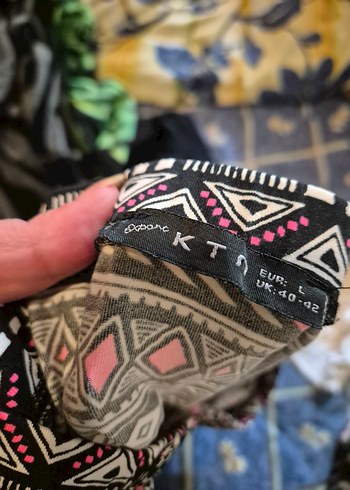 Desenli Bohem Uzun  Kadın Etek - Görsel 3