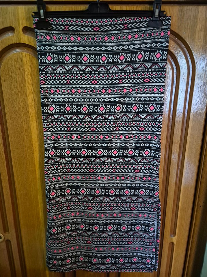 Desenli Bohem Uzun  Kadın Etek - Görsel 2