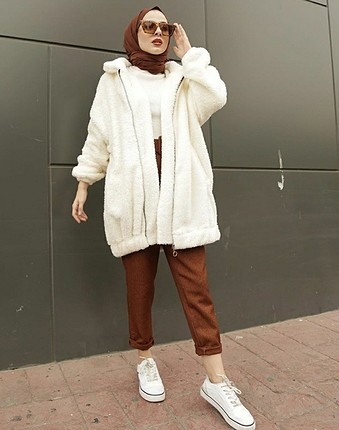 peluş mont 