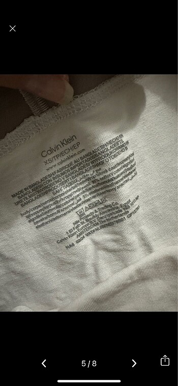xs Beden beyaz Renk Calvin Klein