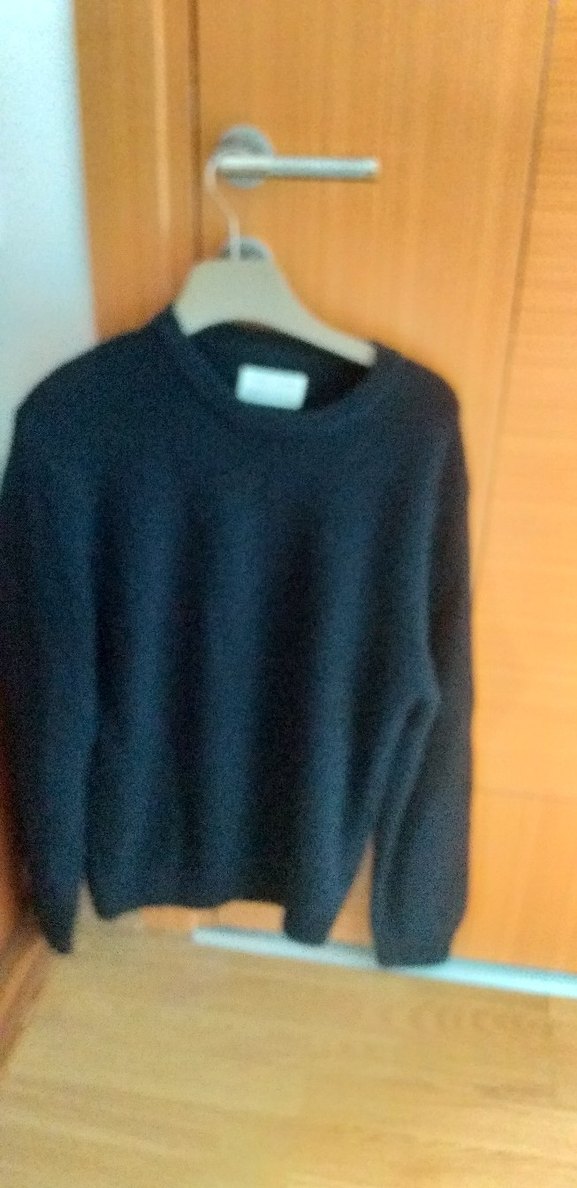 Gri erkek Triko Kazak, Bisiklet Yaka, Salaş - Görsel 3