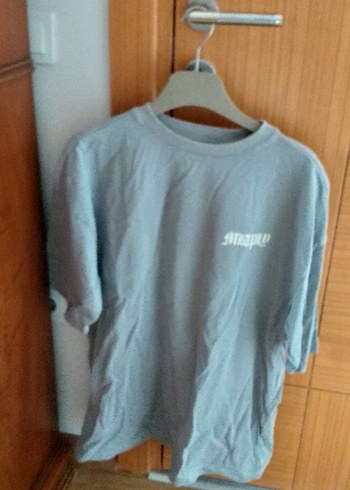 Mavi Pamuklu Erkek Baskılı Tişört - Görsel 2