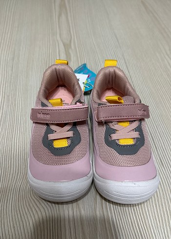 Vicco Kız Çocuk Pembe Spor Ayakkabı Velcro Bantlı