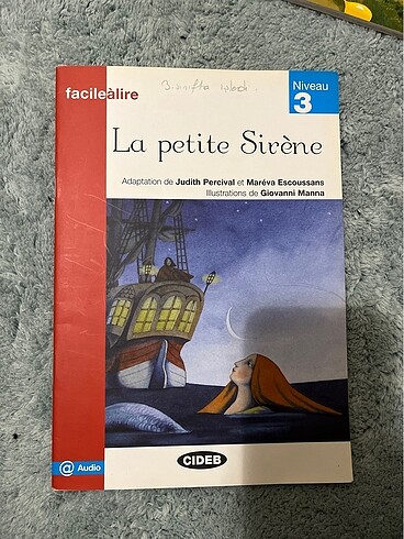 La petite Sirene Fransızca kitap