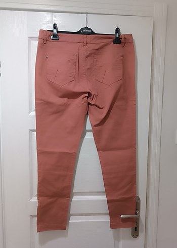 Kadın Bej Belli Street Wear Kumaş Pantolon