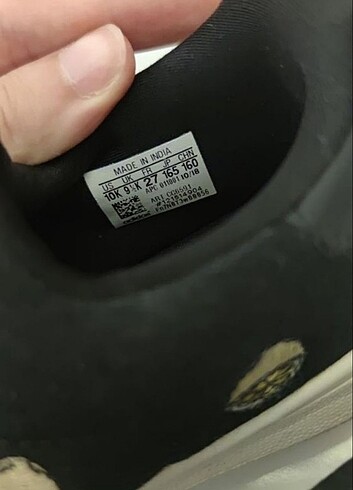27 Beden siyah Renk Adida Stan smith
