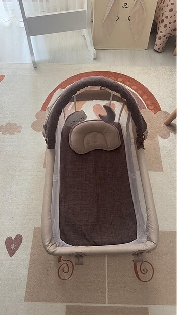 Beden Bebek sallanan mini beşik sepet