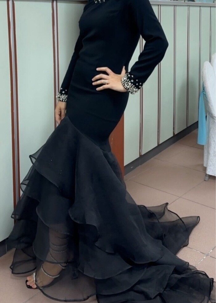 Siyah abiye - Görsel 2