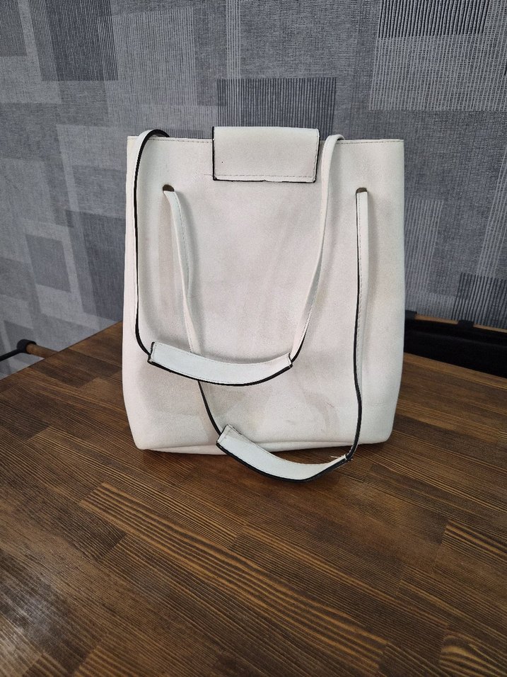 Beyaz Kadın Çanta - Görsel 2