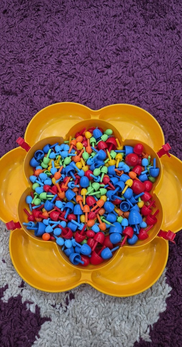 Çiçek Şekilli Renkli Eğitim Oyuncağı - Görsel 2