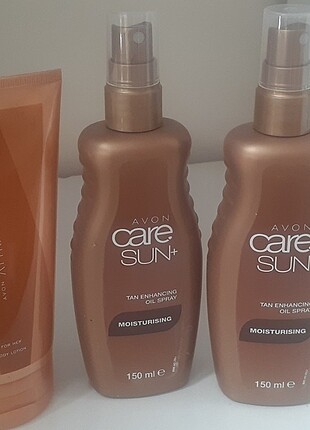 Avon vücut kremi ve güneş kremi