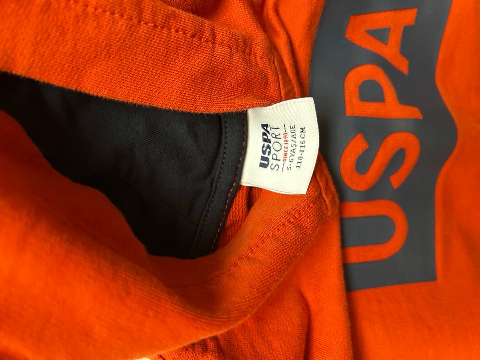 Kırmızı Kapüşonlu Erkek Sweatshirt polo orjinal - Görsel 2