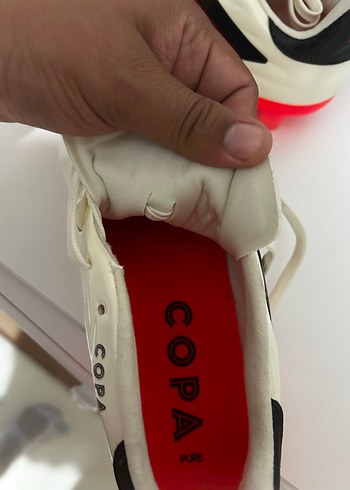 Beyaz adidas copa 42, 40,5 ve 40 var tam prof - Görsel 3