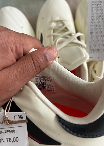 Beyaz adidas copa 42, 40,5 ve 40 var tam prof - Görsel 7