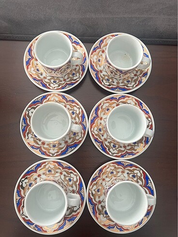 Güral Porselen Güral Porselen 12 parça Nescafe Takımı.