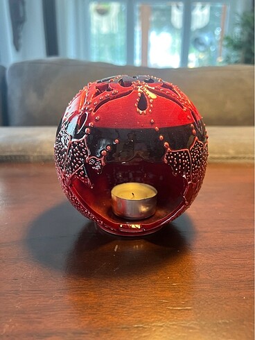 Beden 1adet Tealight Nar mumluk+1adet Nar Obje.