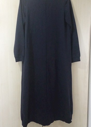 Lacivert Kadın Fermuarlı Uzun giy-çık - Görsel 4