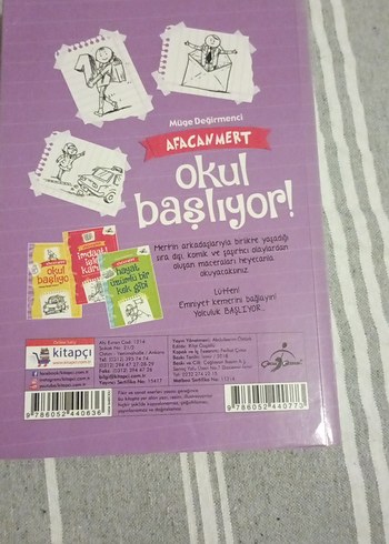 Afacan Mert Okul Başlıyor! Çocuk Kitabı