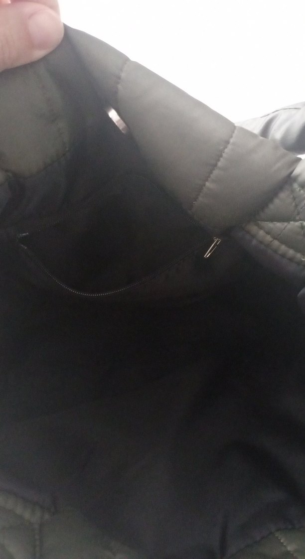 Hâki Kapı tone Kadın Günlük Fermuarlı Omuz Çantası - Görsel 3