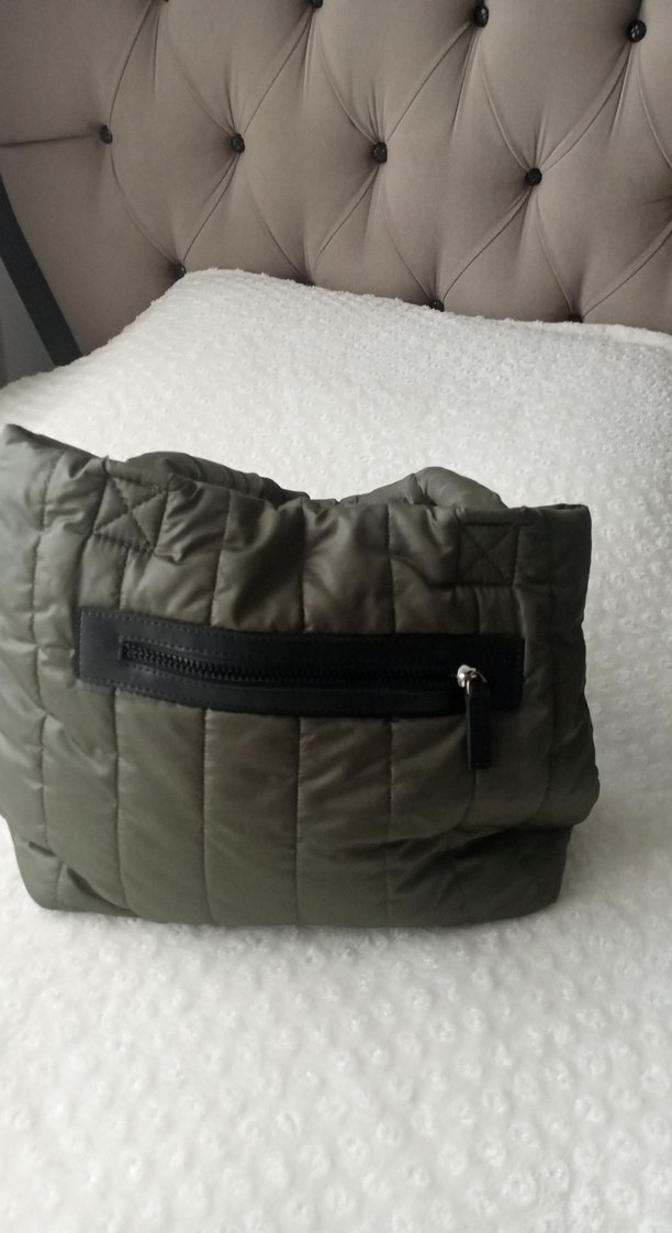 Hâki Kapı tone Kadın Günlük Fermuarlı Omuz Çantası - Görsel 2