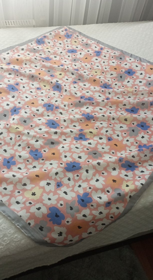 Renkli Desenli Kadın Eşarp - Görsel 2