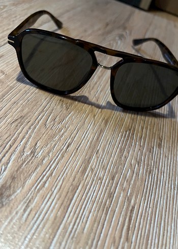 Koyu Kahverengi Şeffaf gözlük - Görsel 2