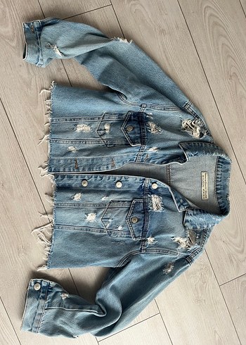 Salaş Kadın Mavi Denim Ceket