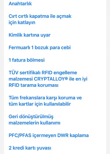 Tatonka Money box RFID B erkek cüzdan - Görsel 6