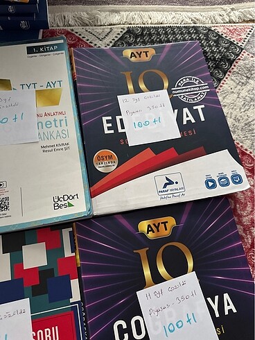  Beden Renk TRT ayt soru bankası test kitap