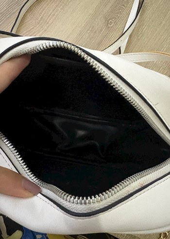 Calvin Klein Calvin Klein Beyaz Deri Kadın Çapraz Çanta