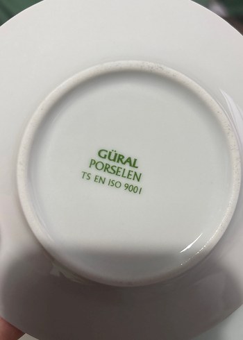 6 lı Pastel Çiçek Desenli Beyaz Fincan ve Tabak - Görsel 2